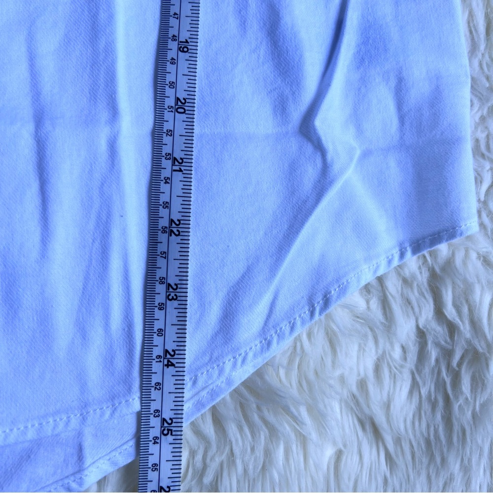 NEW Madewell Sz S White Cotton Courier Shirt Short Sleeve Button Up Boxy Natural - Picture 15 of 17